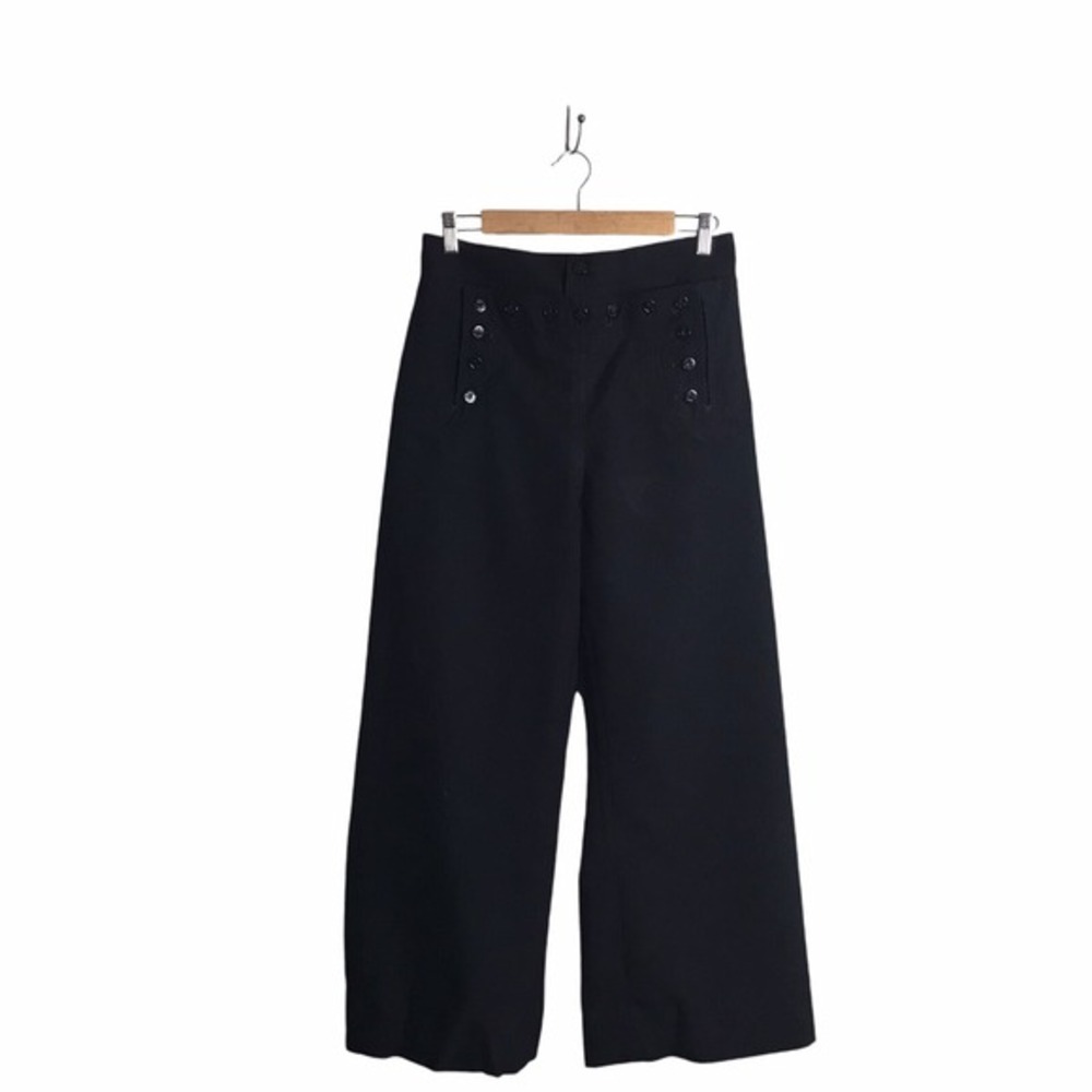 DSCP Quarterdeck Military Vintage Size 32 Navy Sailor Flap Front Lace Back Pants